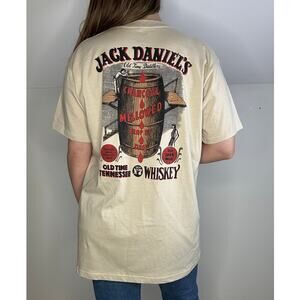 Jack Daniels Cream Barrel Graphic Tee